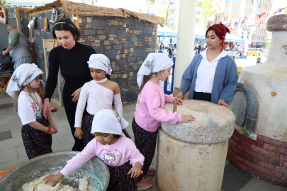 Kocaeli'de minik eller hamur yoğurdu